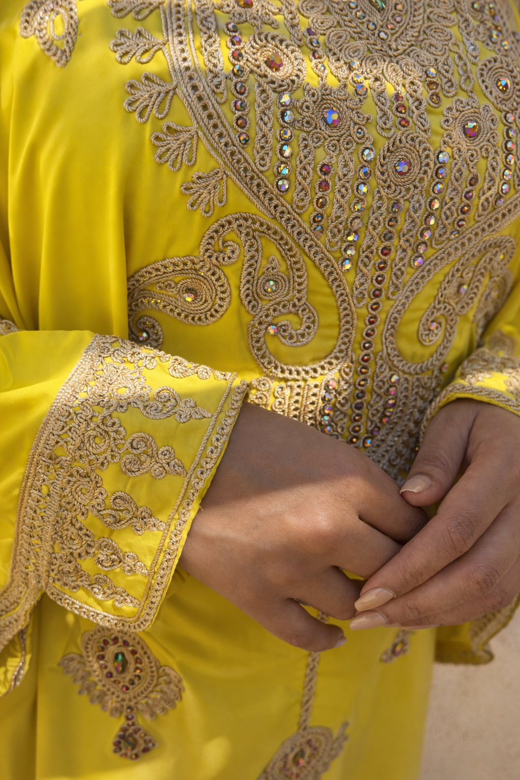 The Majesté Kaftan - The Citrine Radiance