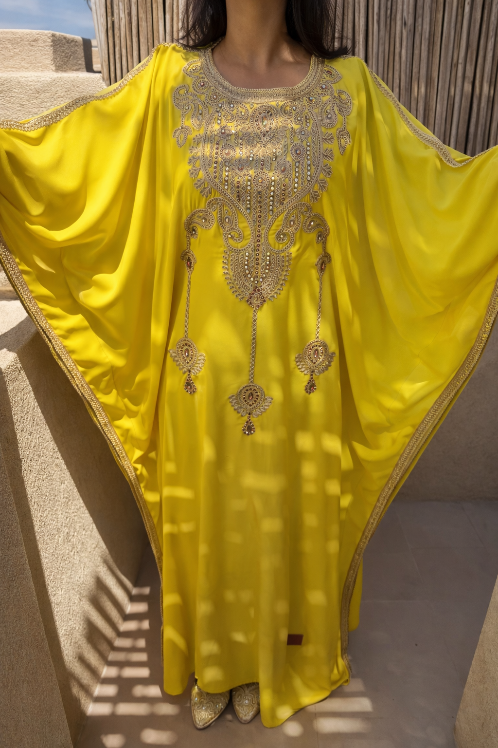 The Majesté Kaftan - The Citrine Radiance